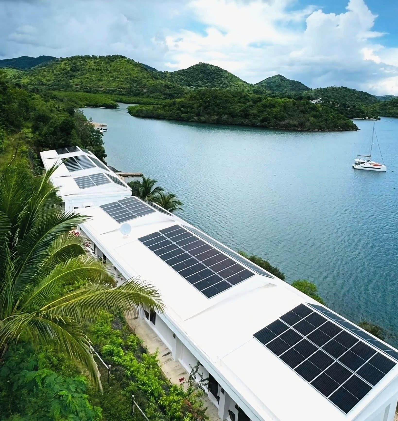 Factory solar panels