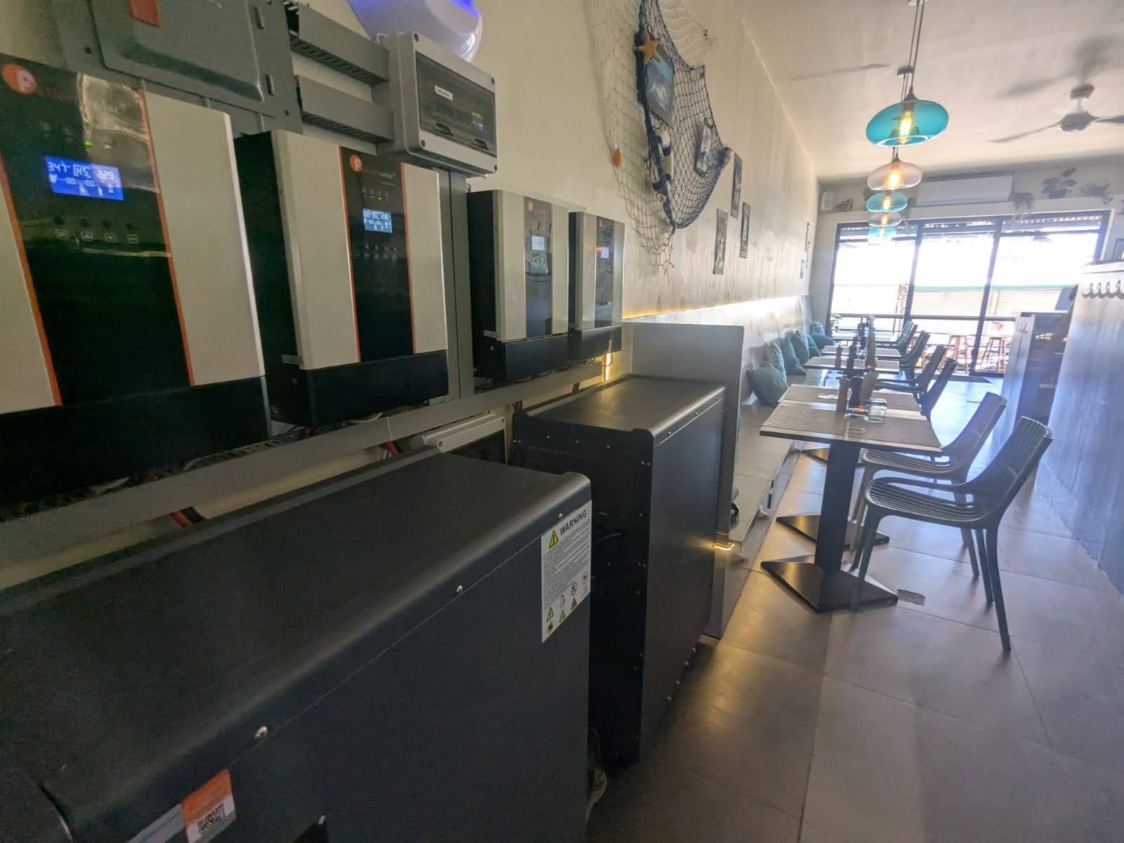 Factory solar panels